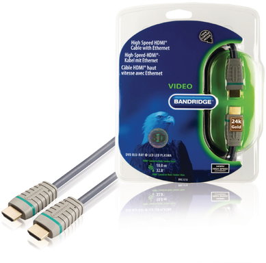 Produktabbildung Bandridge BVL1210 HDMI-Kabel (10m) blau