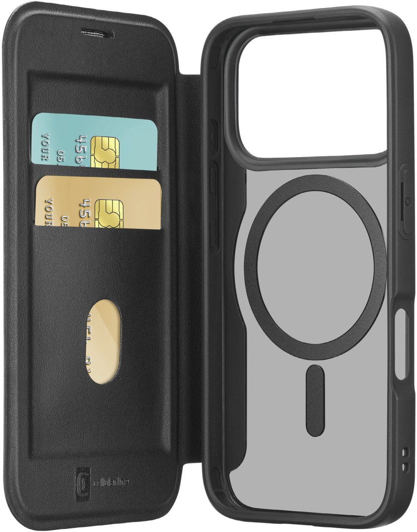 Daily Mag Bookcase f&uuml;r iPhone 17 Pro Max schwarz