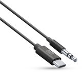 Cellularline USB-C > 3,5mm Klinke Kabel (1m) schwarz