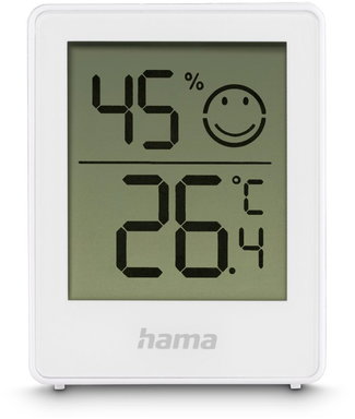Produktabbildung Hama Baros Thermo-/Hygrometer (2er Set) wei&szlig;