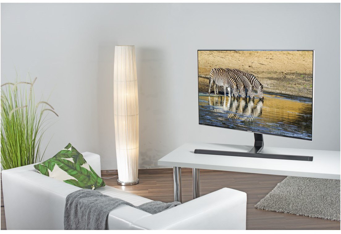 Design (75") schwarz/silber