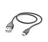 Hama Ladekabel USB-A>Micro-USB (1,5m) schwarz
