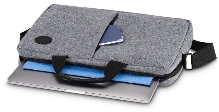 Laptop-Tasche Genua 15,6" grau
