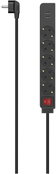 Hama Steckdosenleiste 5-fach (1,4m) schwarz