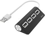 Hama USB-Hub 4 Ports schwarz