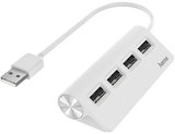 Hama USB-Hub 4 Ports weiß