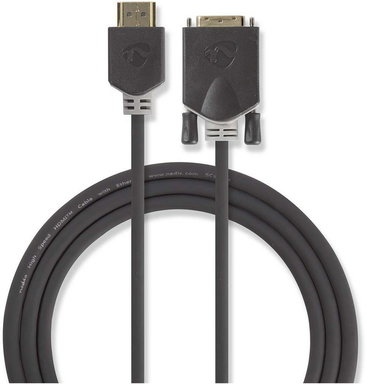 Produktabbildung Nedis CCBW34800AT20 HDMI-Adapter (2m) anthrazit
