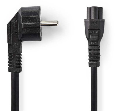 Produktabbildung Nedis CEGP10100BK20 Netzkabel (2m) schwarz