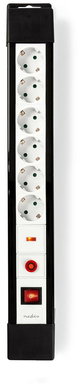 Produktabbildung Nedis EXS630SPF1PRO Steckdosenleiste (3m) schwarz/weiss