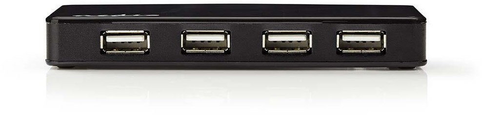 UHUBU2730BK USB 2.0 7-Port schwarz