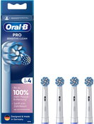 Oral-B Aufsteckbürsten Pro Sensitive Clean (4 Stk.) weiß
