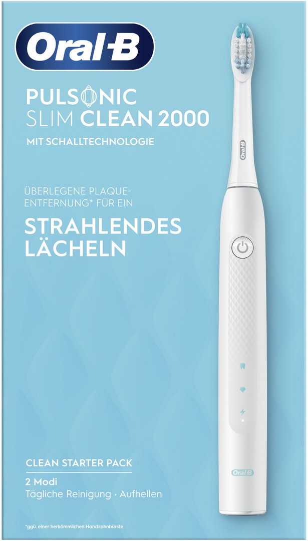 Oral-B Pulsonic Slim Clean 2000 wei&szlig;
