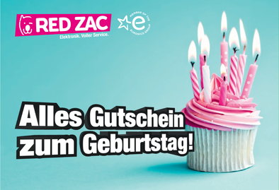 RED ZAC Gutschein - Alles Gutschein zum Geburtstag
