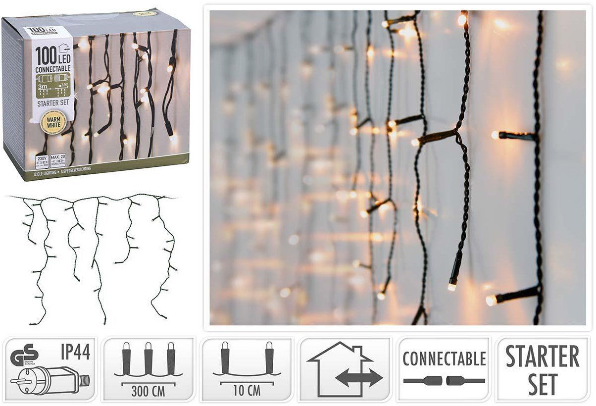 LED-Eiszapfen Lichterkette (3m)