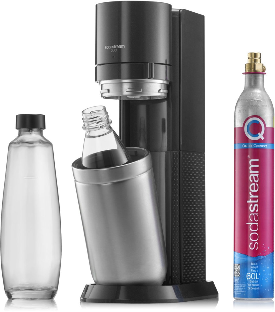 DUO Wassersprudler schwarz
