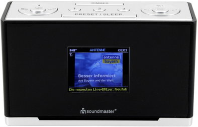 Produktabbildung Soundmaster UR240SW silber/schwarz