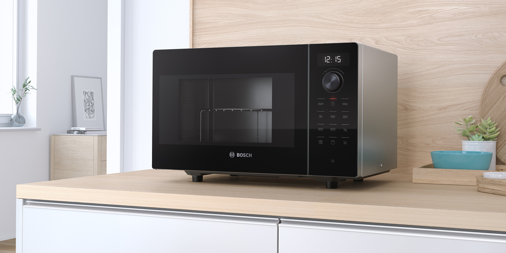 Entdecken Sie innovative Bosch Mikrowellen bei RED ZAC für schnelles und präzises Erwärmen.