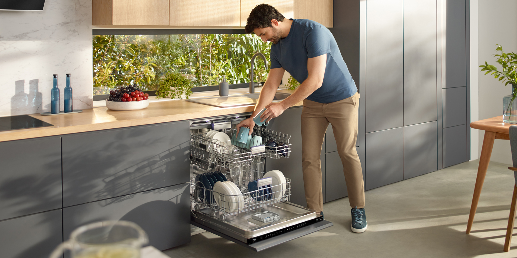 Hygienisch reines Geschirr und strahlende Ergebnisse mit den Beko Geschirrsp&uuml;ler.