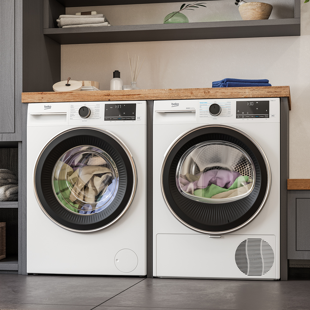 Zu den W&auml;schepflege Produkten von Beko