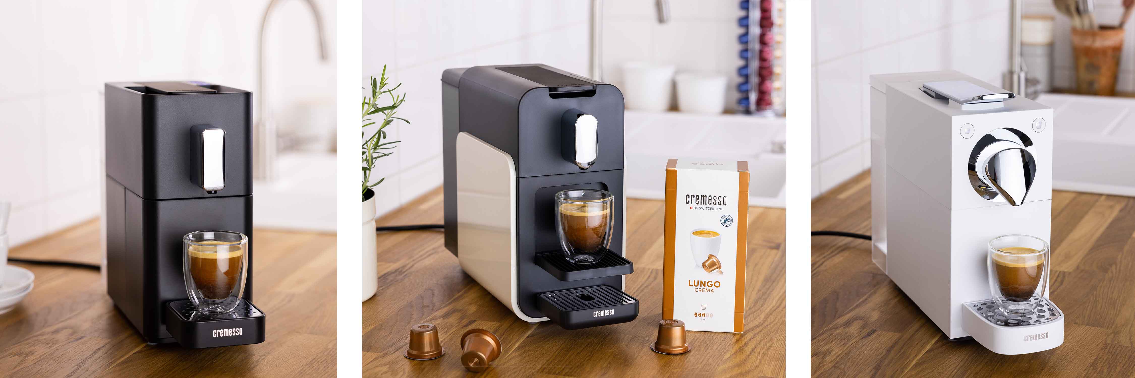 verschiedene Cremesso Kaffeekapselautomaten