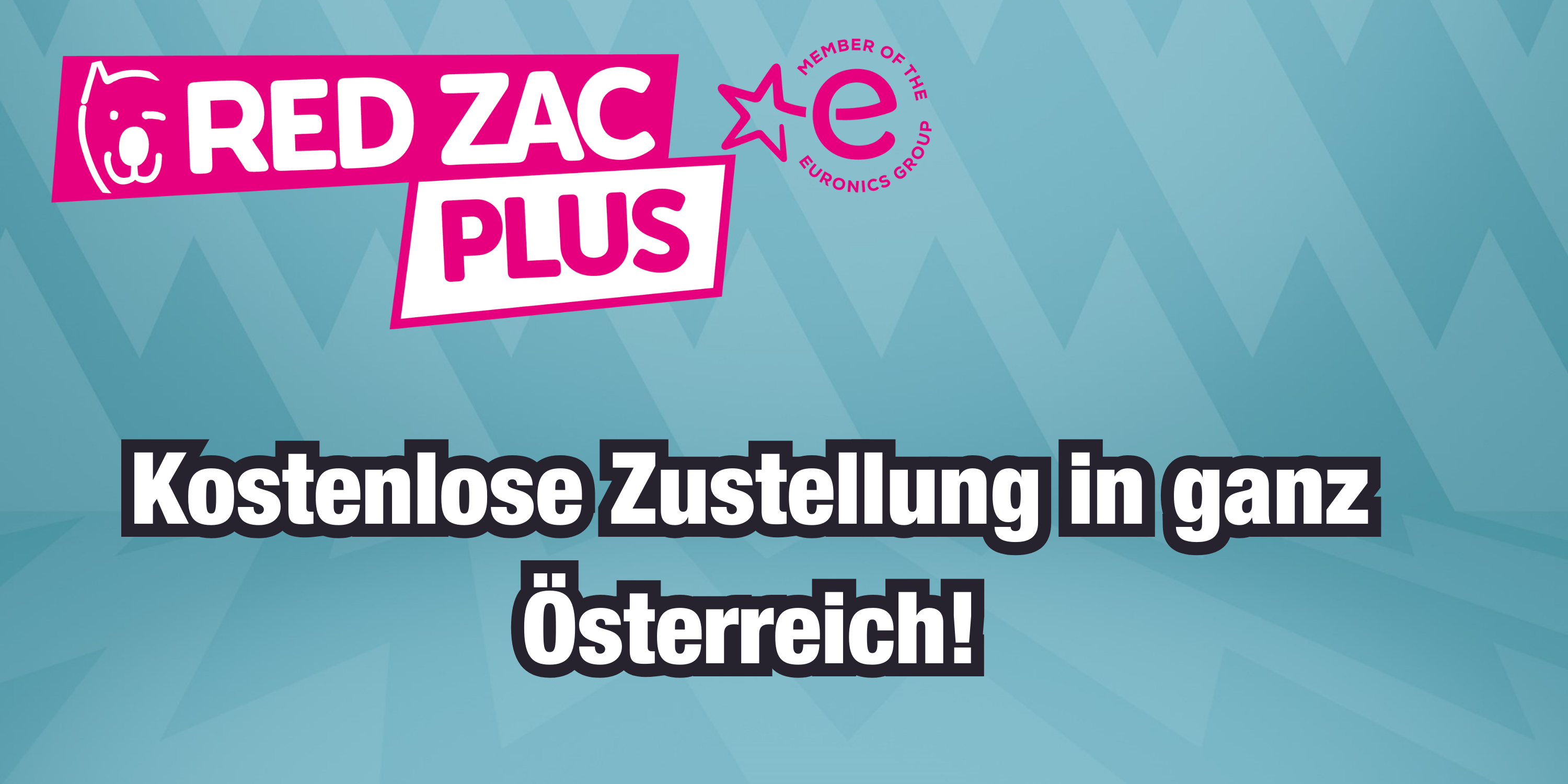 Banner mit Text: Kostenlose Zustellung in ganz &Ouml;sterreich!