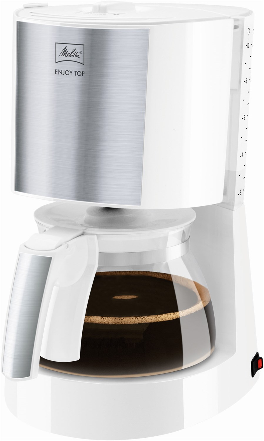 Melitta 1017-03 Enjoy II Top Glas wei&szlig;