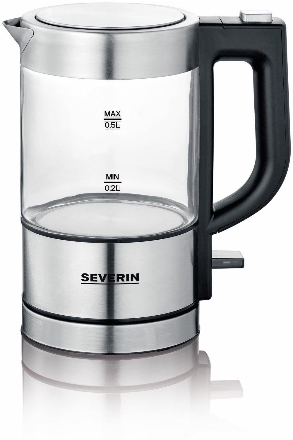 Severin WK 3472 edelstahl/schwarz