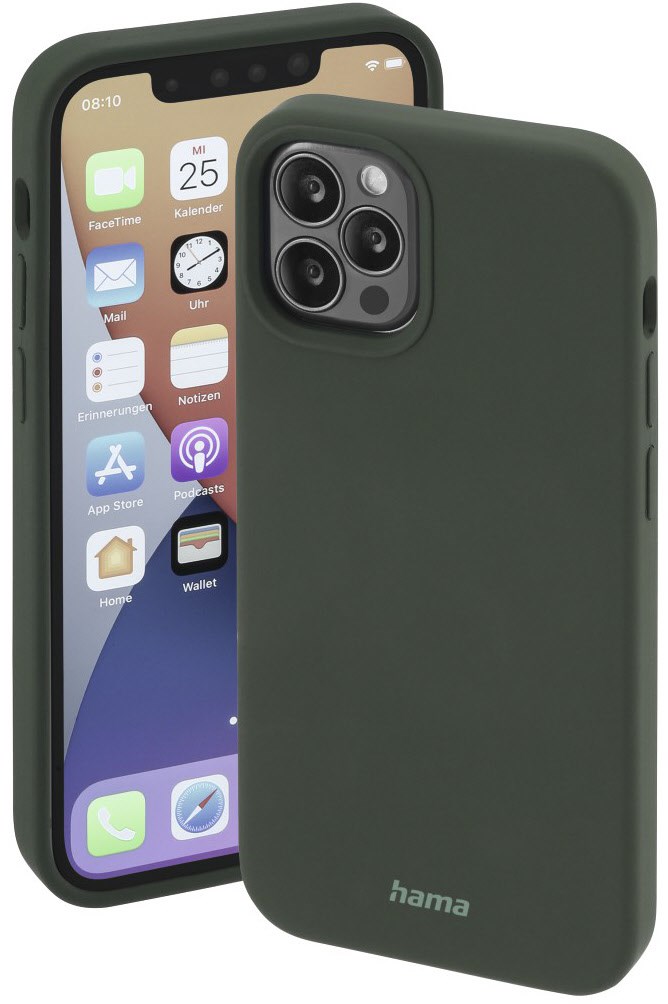 Hama MagCase Finest Feel PRO Cover f&uuml;r iPhone 13 Pro Max gr&uuml;n
