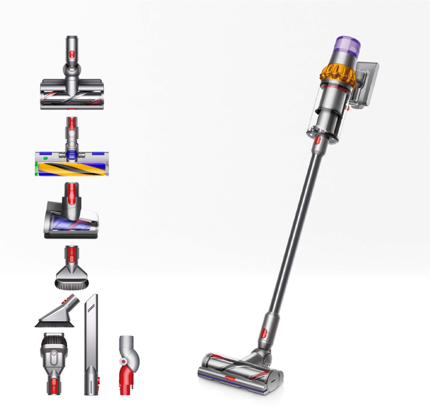 Dyson V15 Detect Absolute nickel satin gelb/nickel (369535-01)