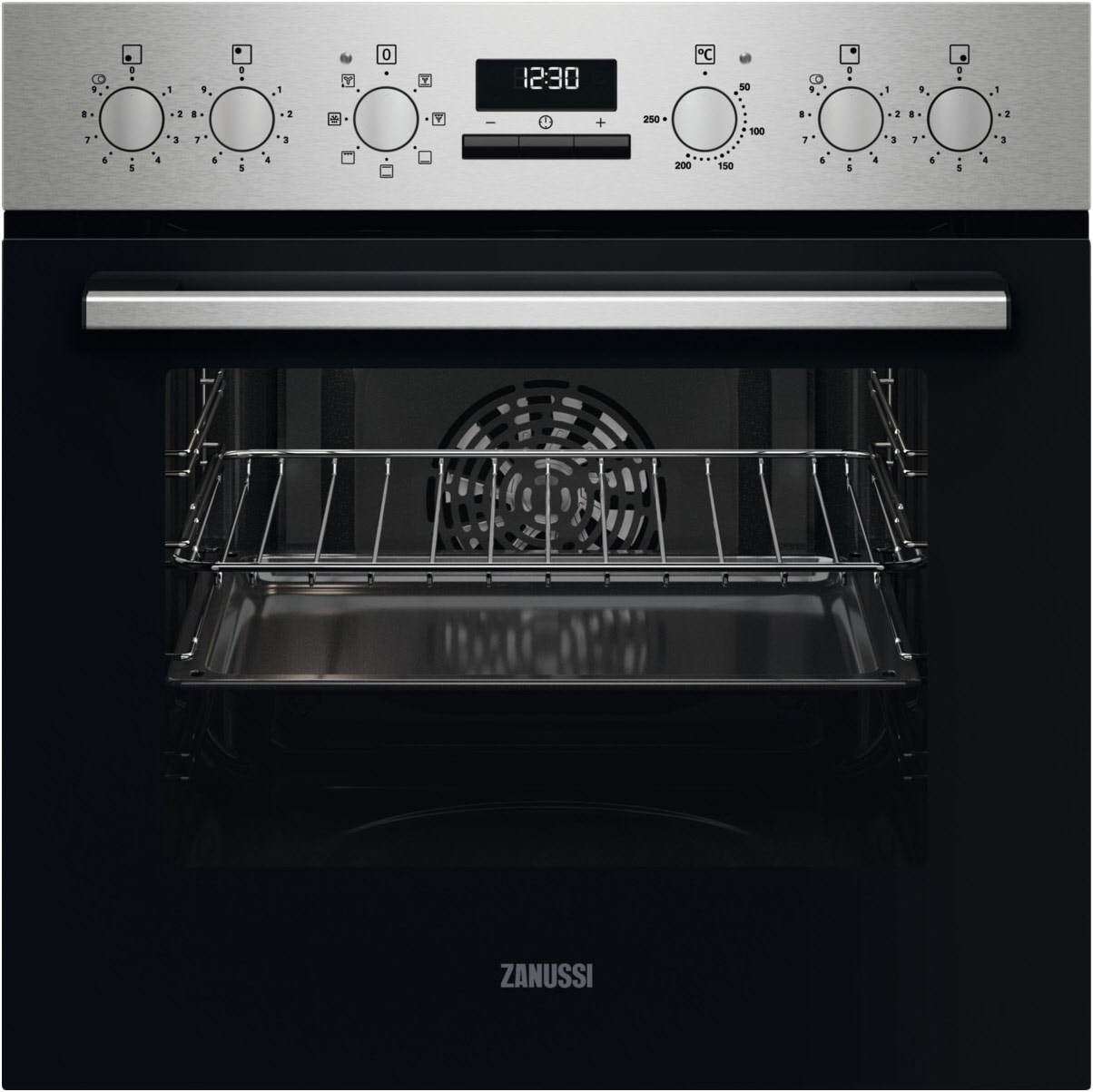 Zanussi ZOFNC2X2 edelstahl/cleansteel
