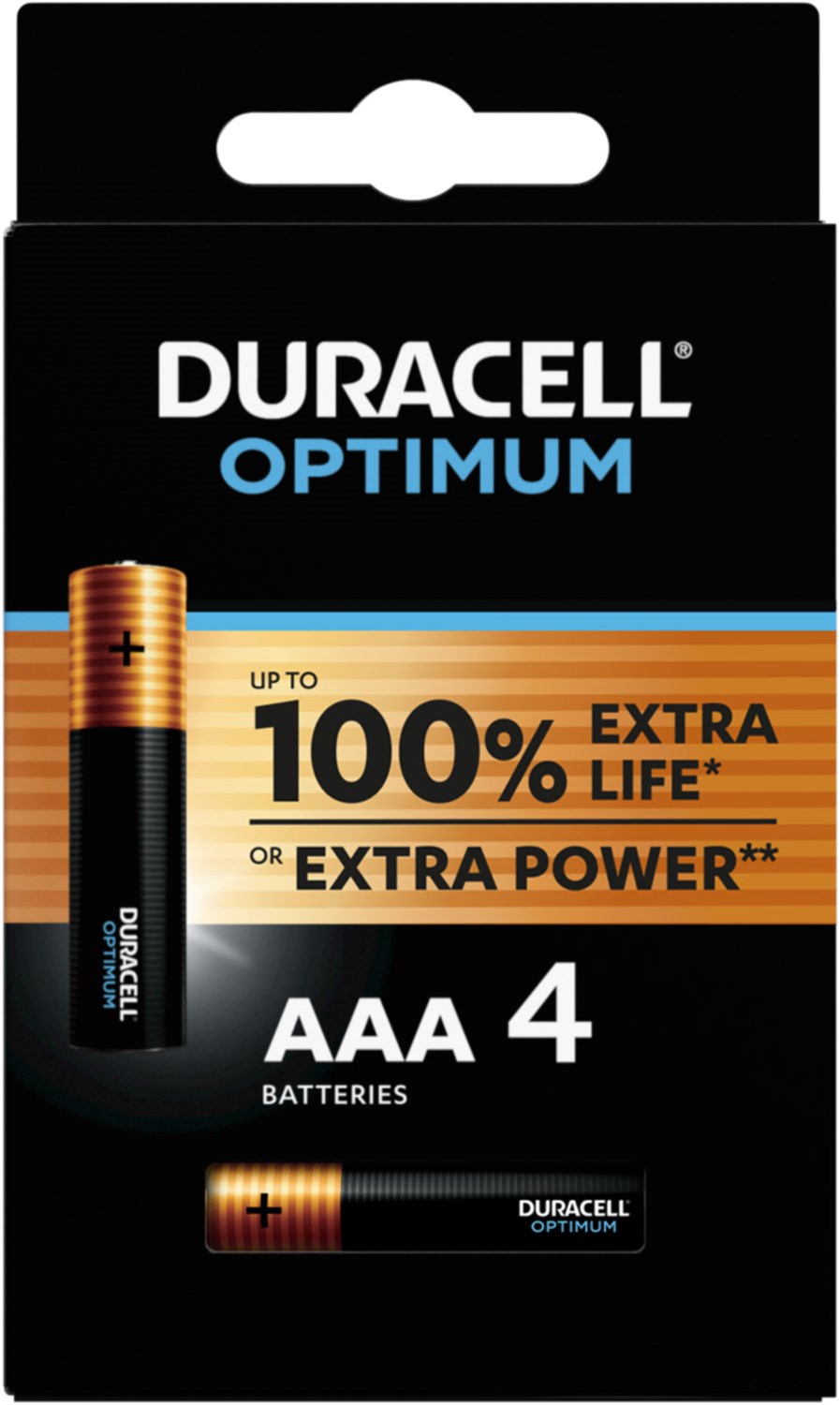 Duracell MN 2400 Optimum AAA 4er Blister