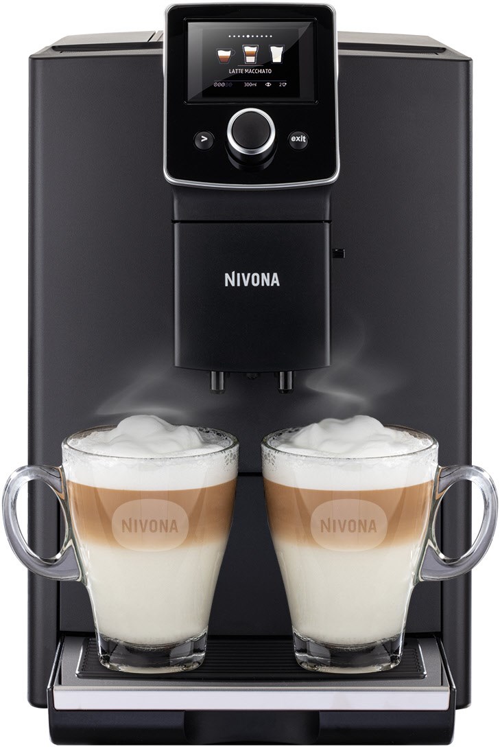 Nivona CafeRomatica 820 NICR 820 mattschwarz/chrom