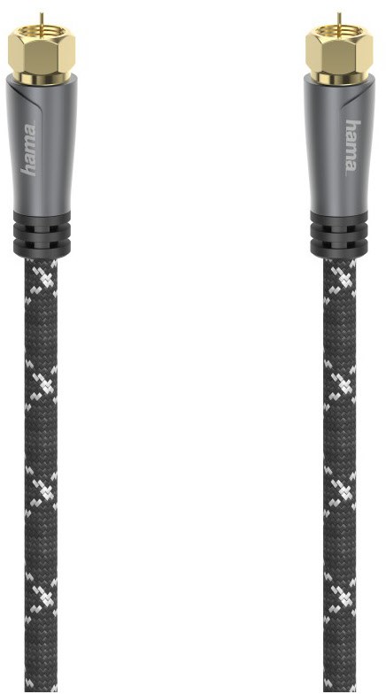 Hama SAT-Anschlusskabel 120 dB (1,5m) grau/schwarz