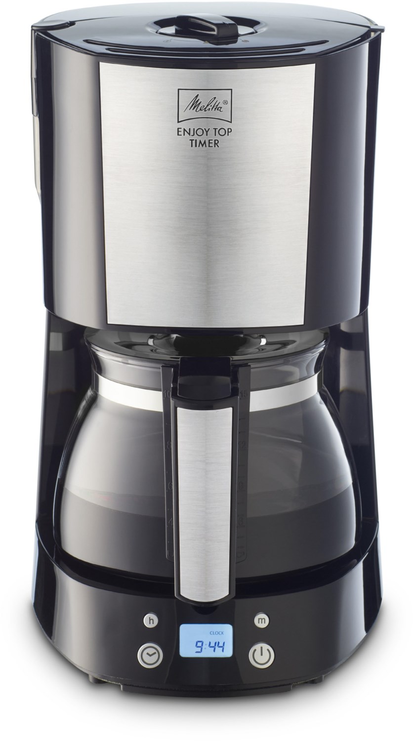 Melitta 1017-11 Enjoy II Top Timer schwarz/edelstahl