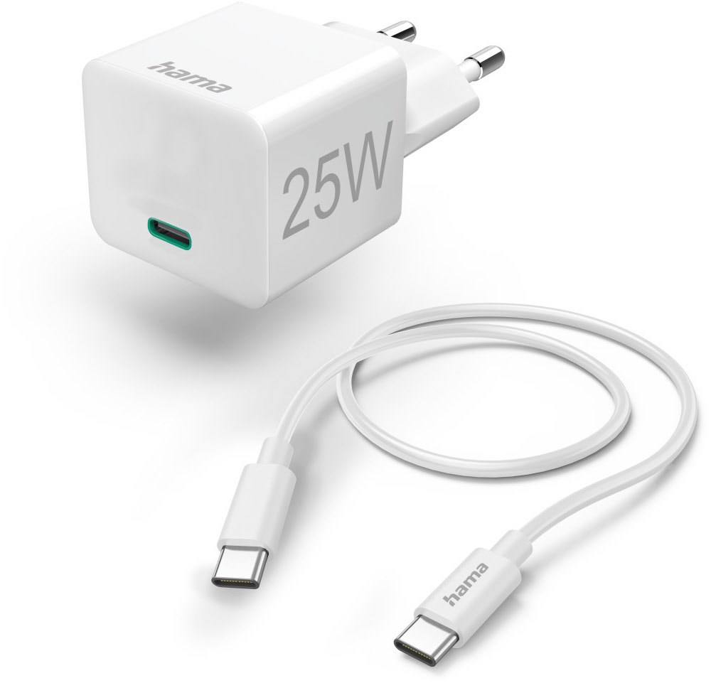 Hama Schnellladeger&auml;t (25W) wei&szlig;