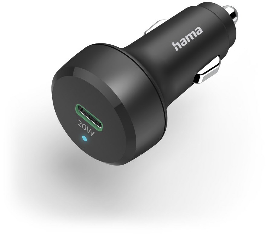 Hama Auto-Schnellladeger&auml;t (20W) schwarz