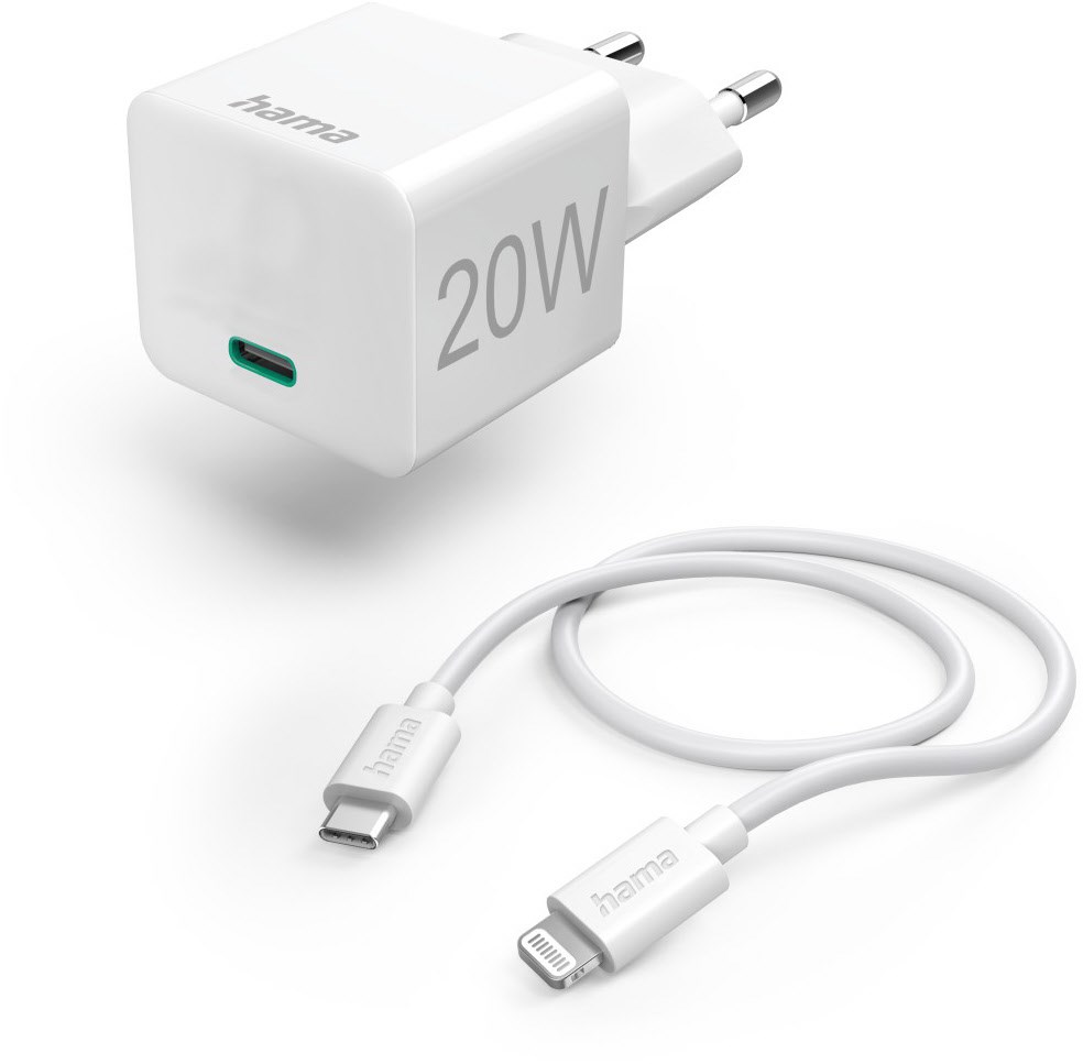 Hama Schnellladeger&auml;t (20W) wei&szlig;