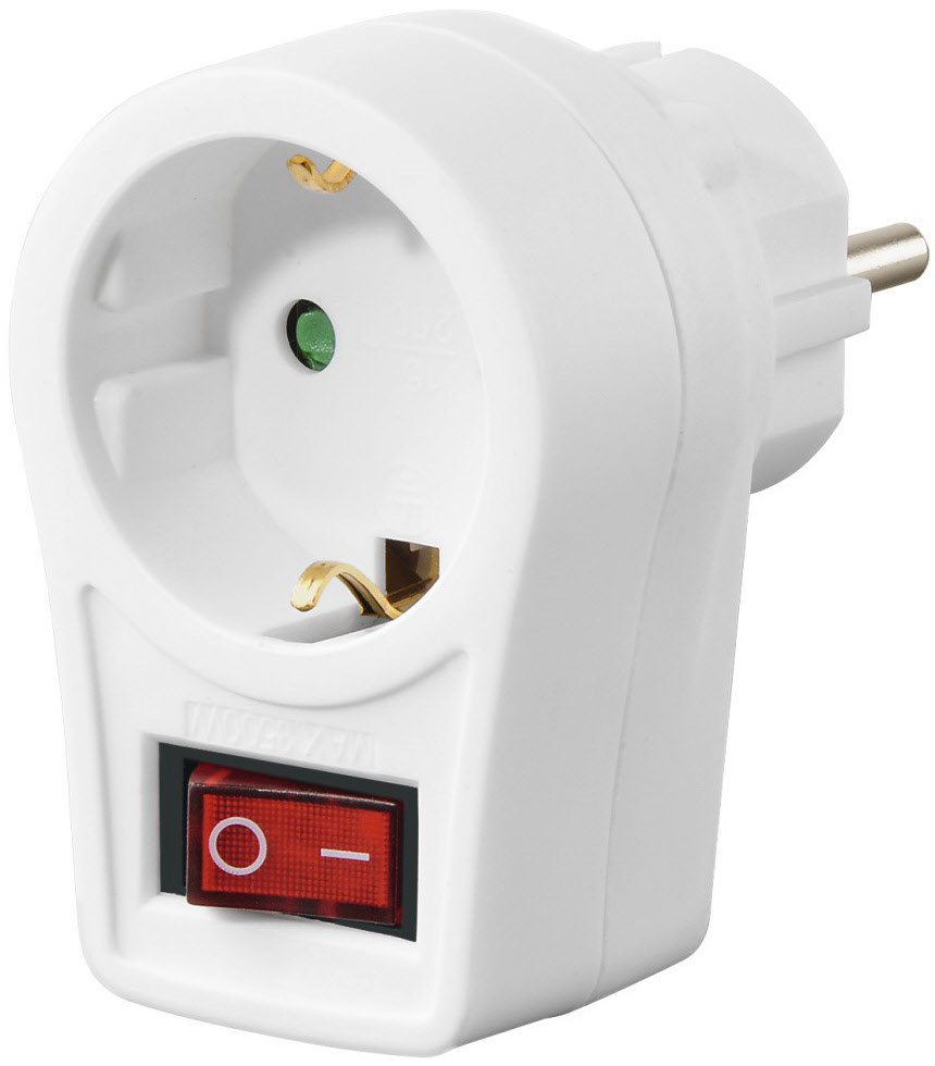 Hama Steckdosenadapter wei&szlig;