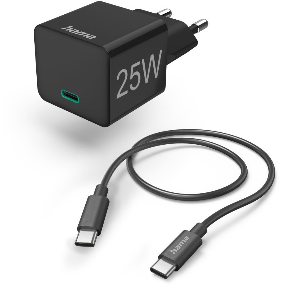 Hama Schnellladeger&auml;t (25W) schwarz