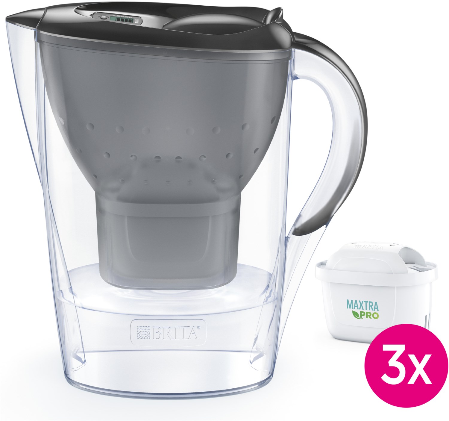 Brita Starterpaket Marella (inkl. 3 MX) graphit
