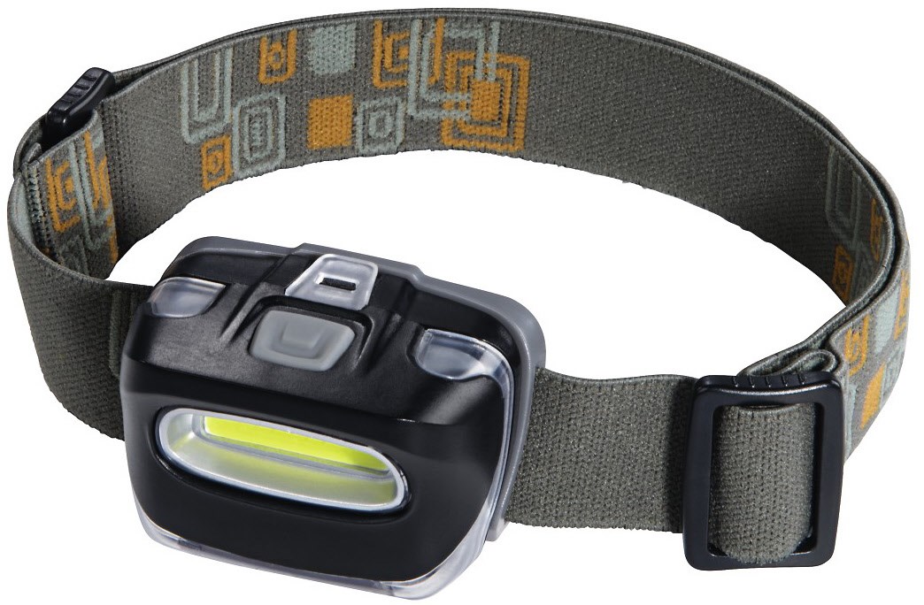 Hama LED-Stirnlampe COB 110 grau/orange/schwarz