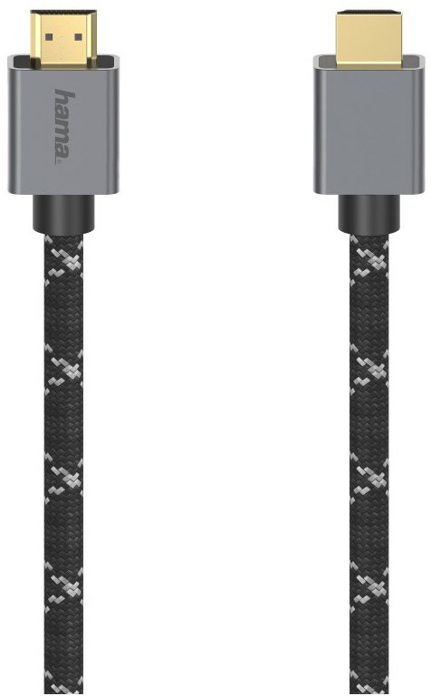 Hama Ultra High Speed HDMI-Kabel (2m) grau/schwarz