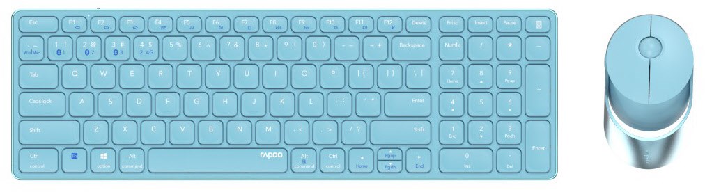 Rapoo 9750M (DE) blau
