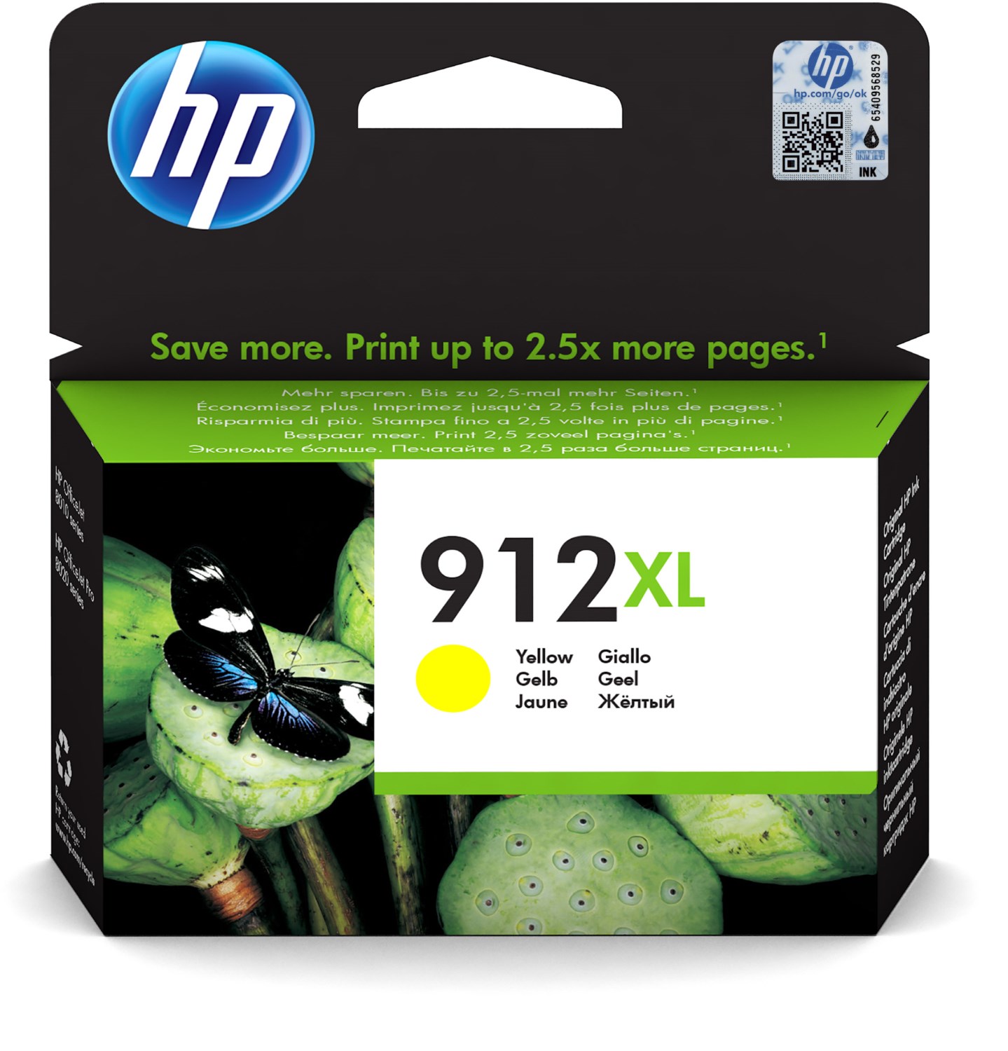 HP Nr. 912XL (825 S.) gelb