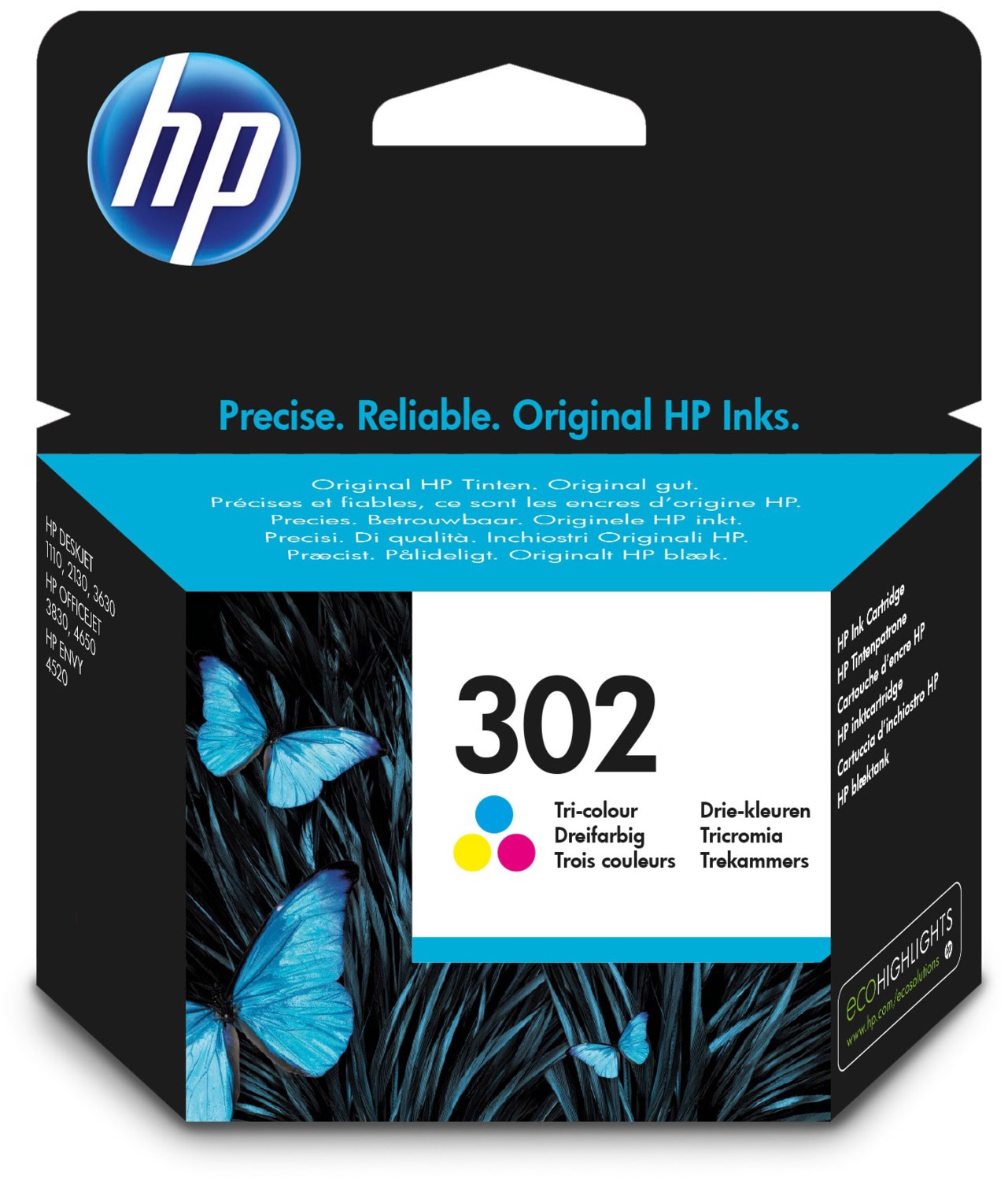 HP Ink Cartridge Nr. 302 3-farbig