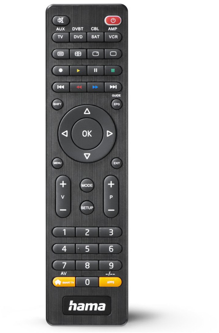 Hama Universal-Fernbedienung TV schwarz