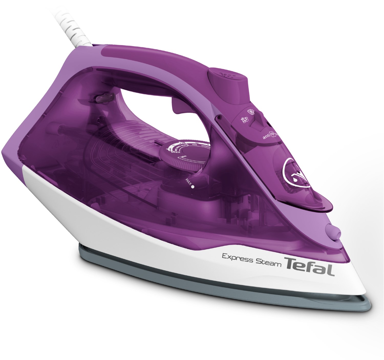 Tefal FV2836 Express Steam wei&szlig;/lila