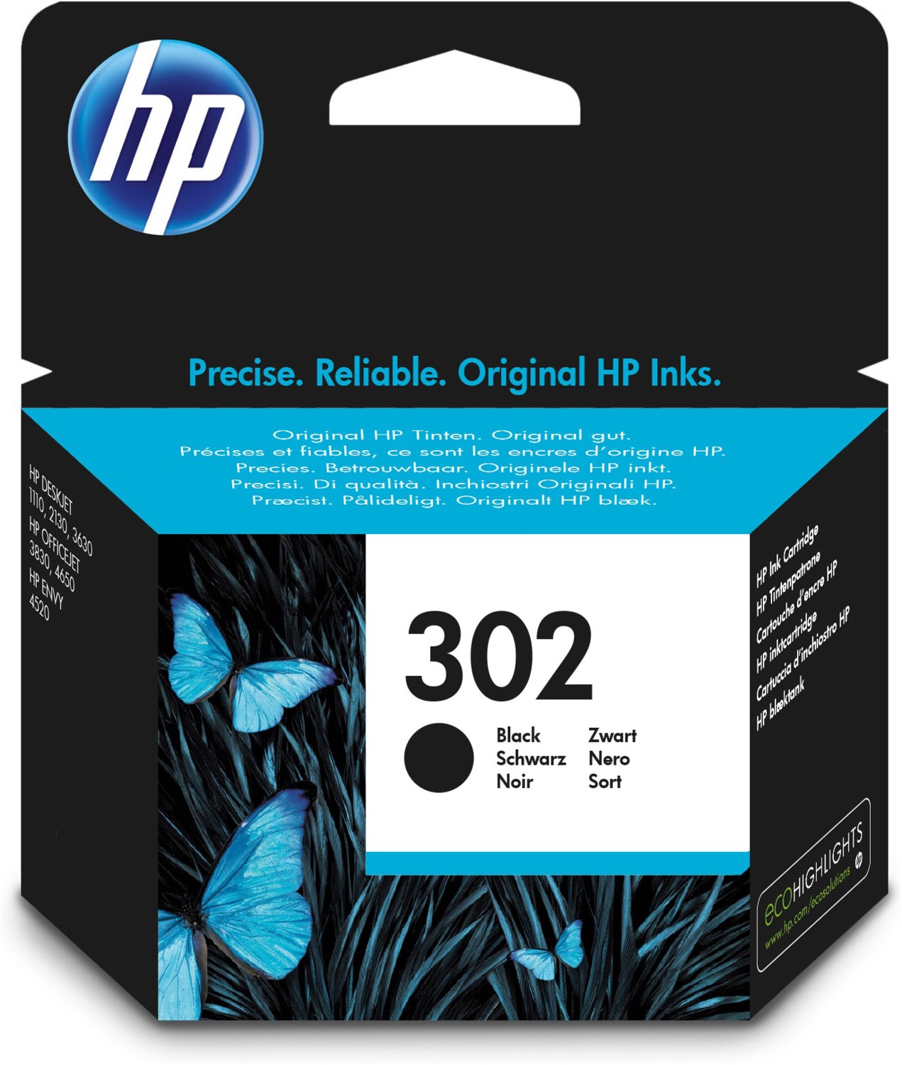 HP Ink Cartridge Nr. 302 schwarz