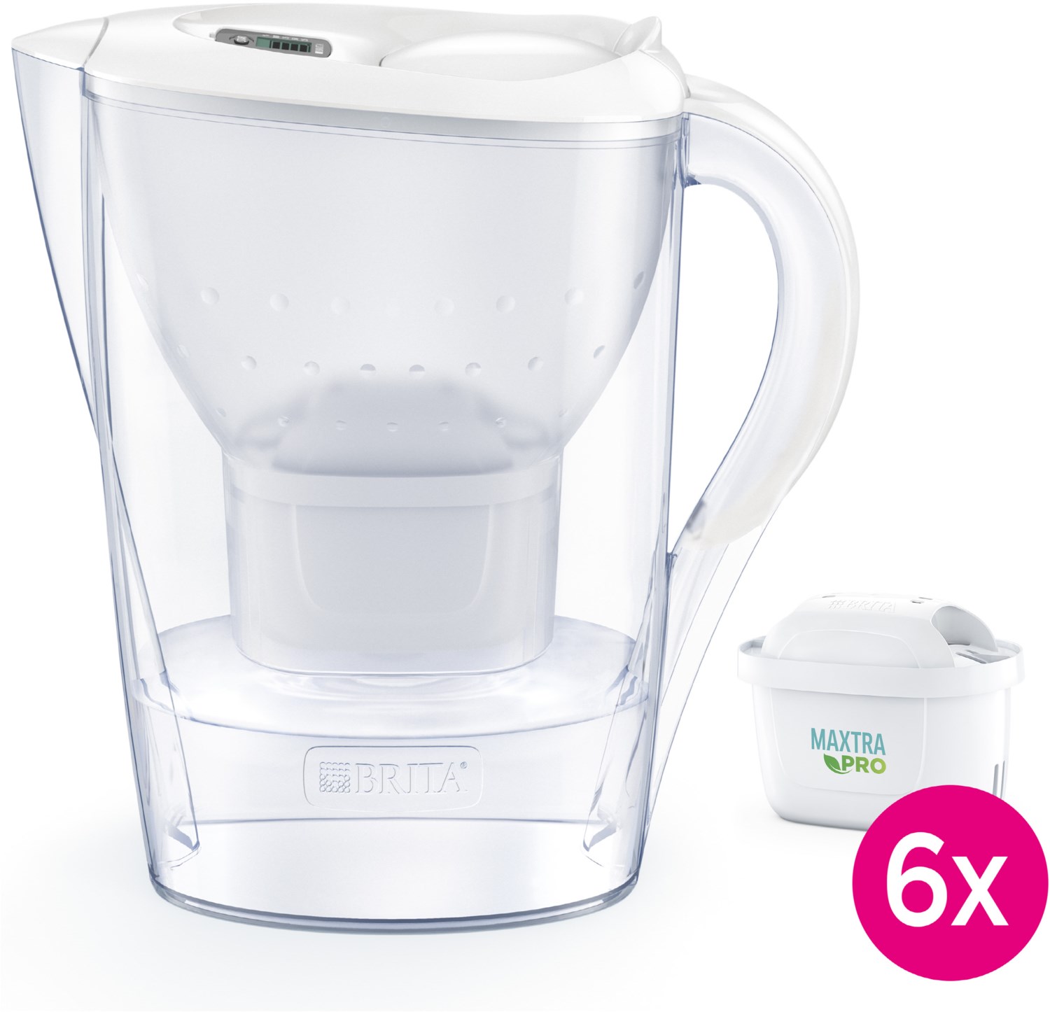 Brita Marella inkl. 6 MX Halbjahrespaket weiss
