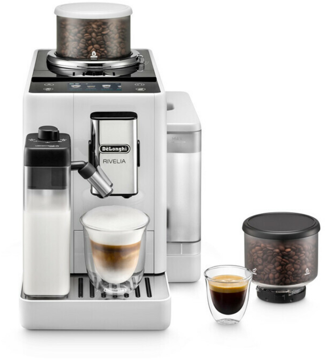 DeLonghi EXAM440.55.W Rivelia Milk wei&szlig;
